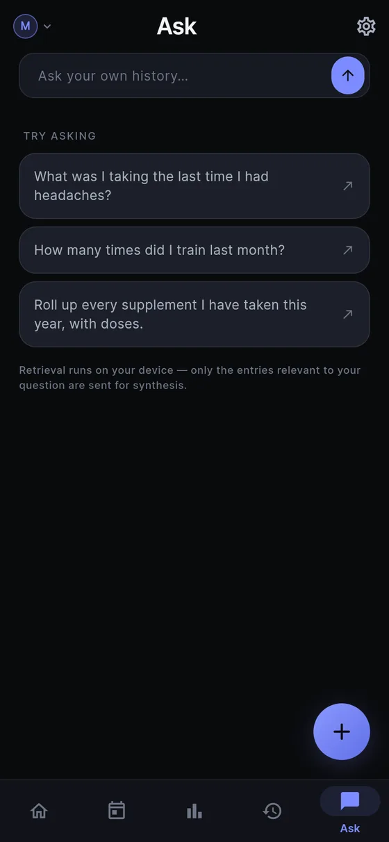 Sayved: An AI health diary you can ask