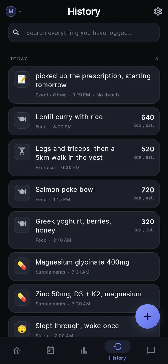 Sayved: A medication log app for keeping a simple record of doses